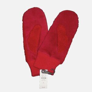 TALBOTS Red Mittens Size S Small NWT Brand New